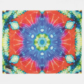 Gekonfijte Kaleidoscoop Fleece Deken (Voorkant (Horizontaal))