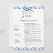 Gekonfijte Zweedse noten recept kerst Kaart (Voorkant)