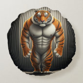 gekooide buffettijger rond kussen (Achterkant)