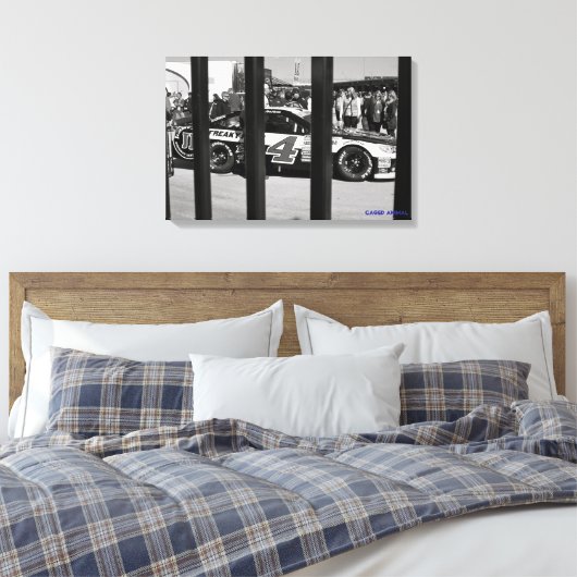 Gekookt dier canvas afdruk (Insitu (Slaapkamer))