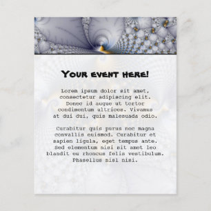 Gekookt en voorzien van een netwerk - fractal flyer