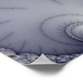 Gekookt en voorzien van een netwerk - fractal poster (Hoek)