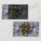 Gekookt en voorzien van een netwerk - fractal visitekaartje (Voorkant / Achterkant)