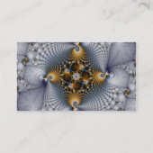 Gekookt en voorzien van een netwerk - fractal visitekaartje (Achterkant)