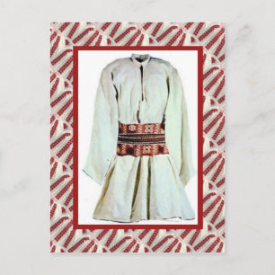  gekookt folkkostuum briefkaart