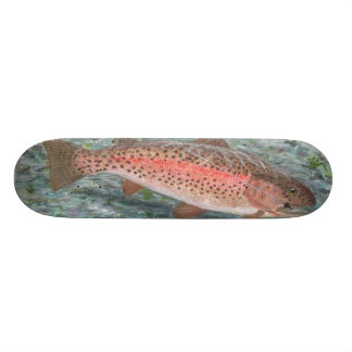 Gekookt forel skateboard