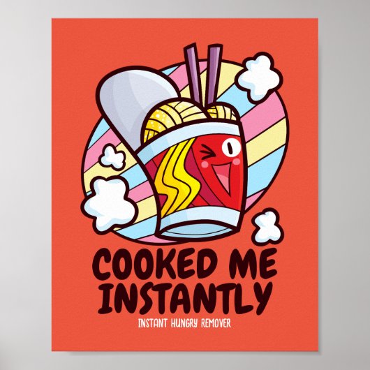 gekookt me meteen poster (Voorkant)
