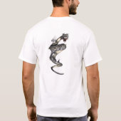 Gekookt naar Strike Dragon Asian Tattoo Fantasy Sh T-shirt (Achterkant)
