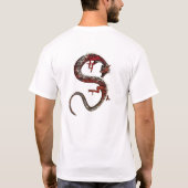 Gekookt naar Strike Dragon Asian Tattoo Fantasy Sh T-shirt (Achterkant)