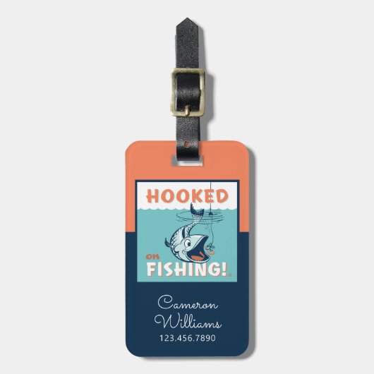 Gekookt op Gevist Bagagelabel (Voorkant verticaal)