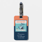 Gekookt op Gevist Bagagelabel (Achterkant verticaal)