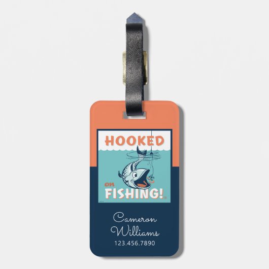 Gekookt op Gevist Bagagelabel (Achterkant verticaal)