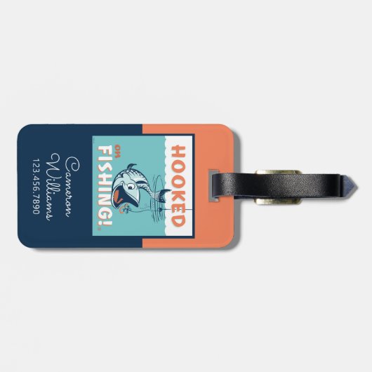 Gekookt op Gevist Bagagelabel (Achterkant horizontaal)