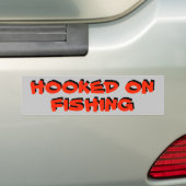 Gekookt op Gevist Bumpersticker (Op auto)