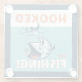 Gekookt op Gevist Glazen Onderzetter (Achterkant)