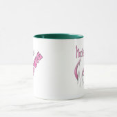 Gekookt op Gevist roze haak Mok (Midden)