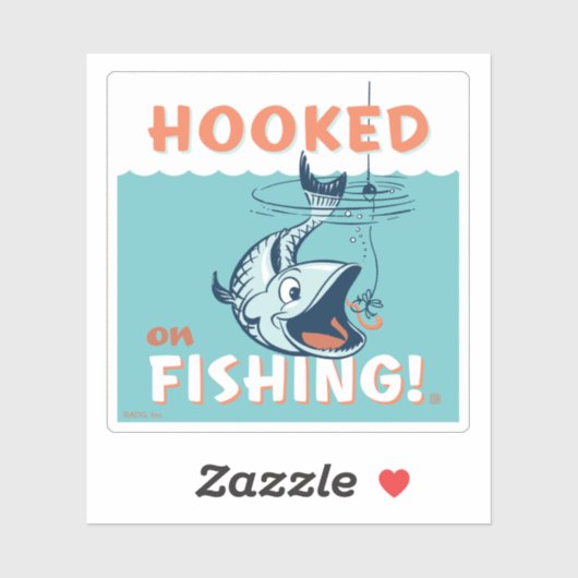 Gekookt op Gevist Sticker (Vel)