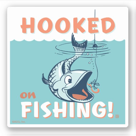 Gekookt op Gevist Sticker (Voorkant)