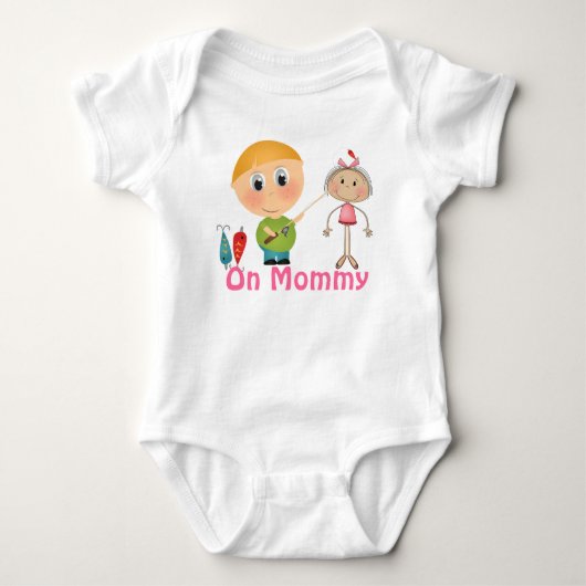 Gekookt op mama Baby Creeper Romper (Voorkant)