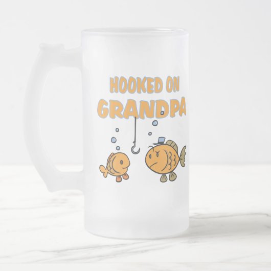 Gekookt op opa (vis) matglas bierpul (Links)