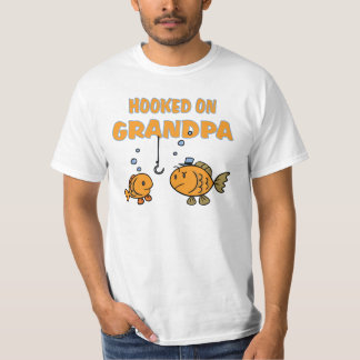 Gekookt op opa (vis) t-shirt