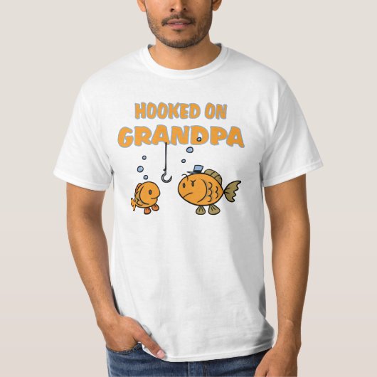 Gekookt op opa (vis) t-shirt (Voorkant)