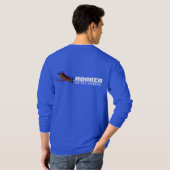 gekookt op vliegen t-shirt (Achterkant volledig)