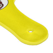 Gekookt rood vlees glas snijplank (met handvat) (Hoek)