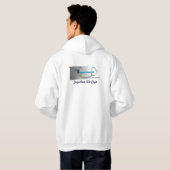 Gekookt Sweatshirt/IPT-Logo op achterzijde Hoodie (Achterkant volledig)