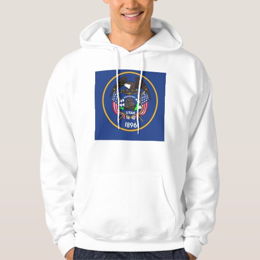 Gekookt Sweatshirt met Amerikaanse vlag (Voorkant)