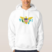Gekookt Sweatshirt met Amerikaanse vlag (Voorkant)