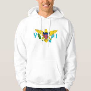 Gekookt Sweatshirt met Amerikaanse vlag