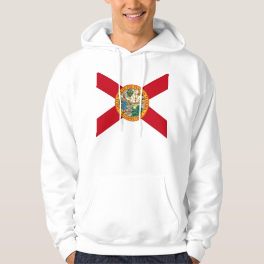 Gekookt Sweatshirt met Amerikaanse vlag (Voorkant)