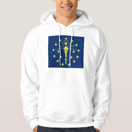Gekookt Sweatshirt met Amerikaanse vlag (Voorkant)