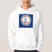 Gekookt Sweatshirt met Amerikaanse vlag (Voorkant)
