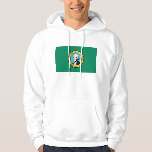 Gekookt Sweatshirt met Amerikaanse vlag (Voorkant)