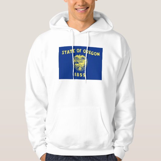Gekookt Sweatshirt met Amerikaanse vlag (Voorkant)