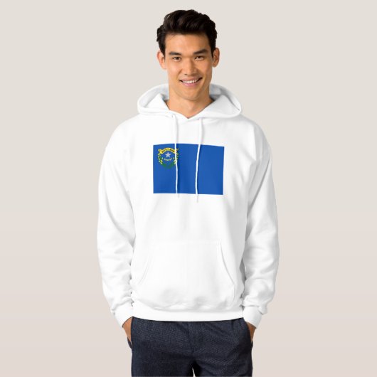 Gekookt Sweatshirt met Amerikaanse vlag (Voorkant volledig)