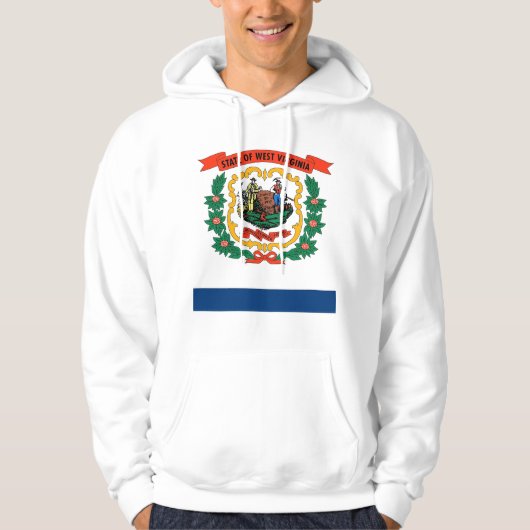 Gekookt Sweatshirt met Amerikaanse vlag (Voorkant)