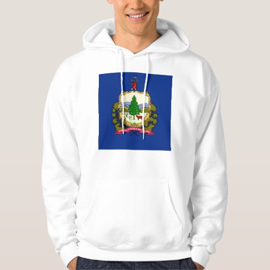 Gekookt Sweatshirt met Amerikaanse vlag (Voorkant)