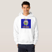 Gekookt Sweatshirt met Amerikaanse vlag (Voorkant volledig)
