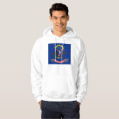 Gekookt Sweatshirt met Amerikaanse vlag (Voorkant volledig)