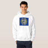 Gekookt Sweatshirt met Amerikaanse vlag (Voorkant volledig)
