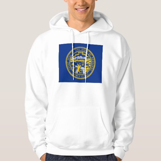 Gekookt Sweatshirt met Amerikaanse vlag (Voorkant)