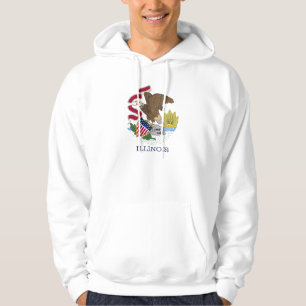 Gekookt Sweatshirt met Amerikaanse vlag