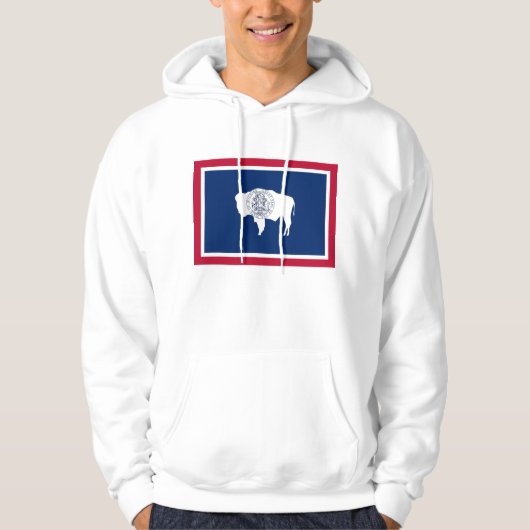 Gekookt Sweatshirt met Amerikaanse vlag (Voorkant)