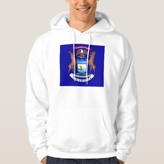 Gekookt Sweatshirt met Amerikaanse vlag (Voorkant)