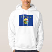 Gekookt Sweatshirt met Amerikaanse vlag (Voorkant)