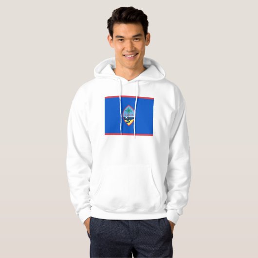 Gekookt Sweatshirt met Amerikaanse vlag (Voorkant volledig)
