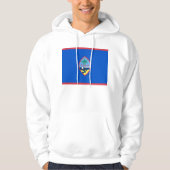 Gekookt Sweatshirt met Amerikaanse vlag (Voorkant)